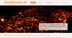 Desktop Screenshot of feuerlaufen.ch